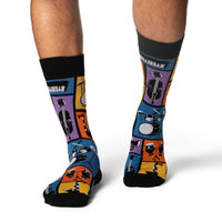 Men's Big & Tall Jazz Instruments Socks
