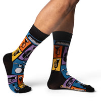 Men's Big & Tall Jazz Instruments Socks