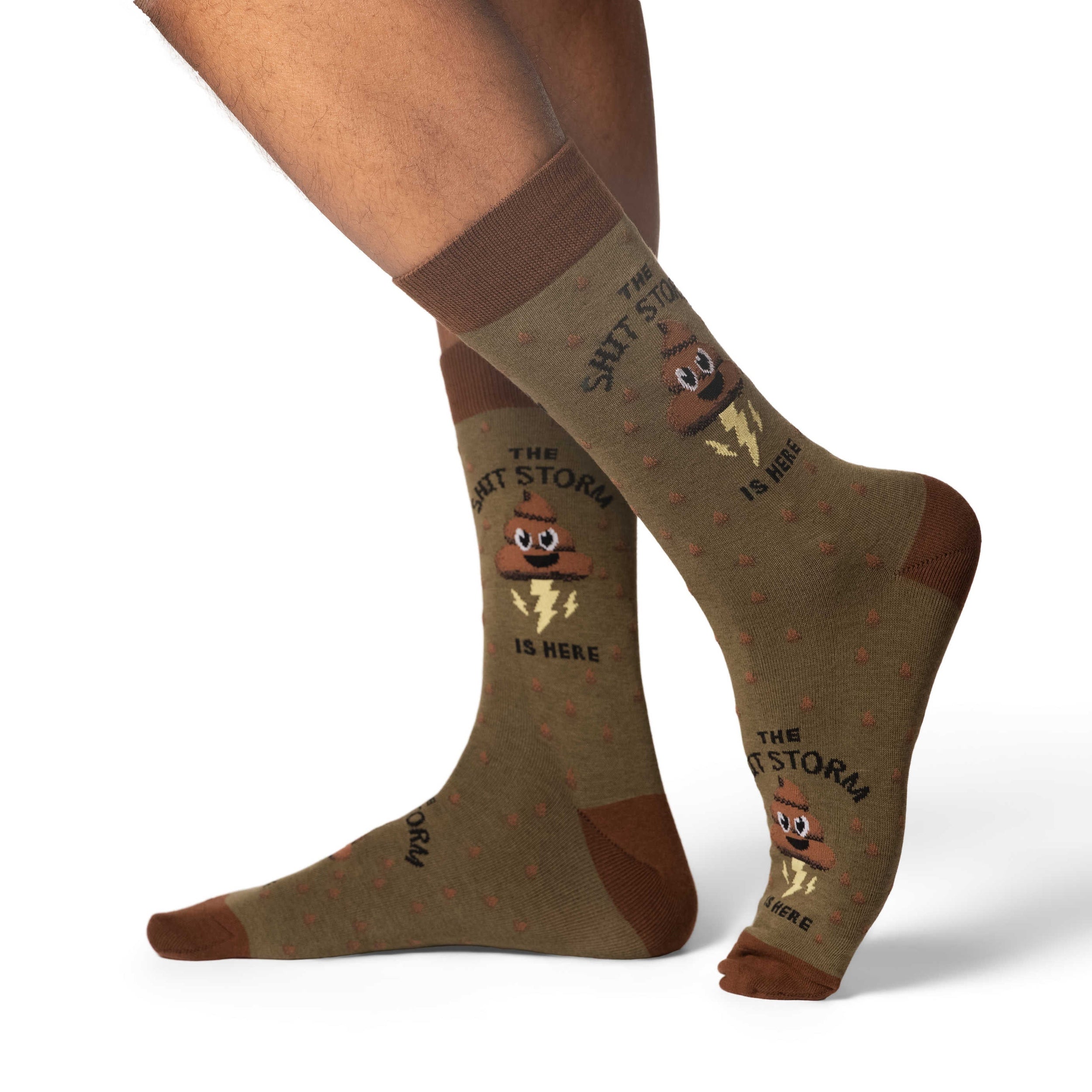 Men's Big & Tall Shit Storm Socks