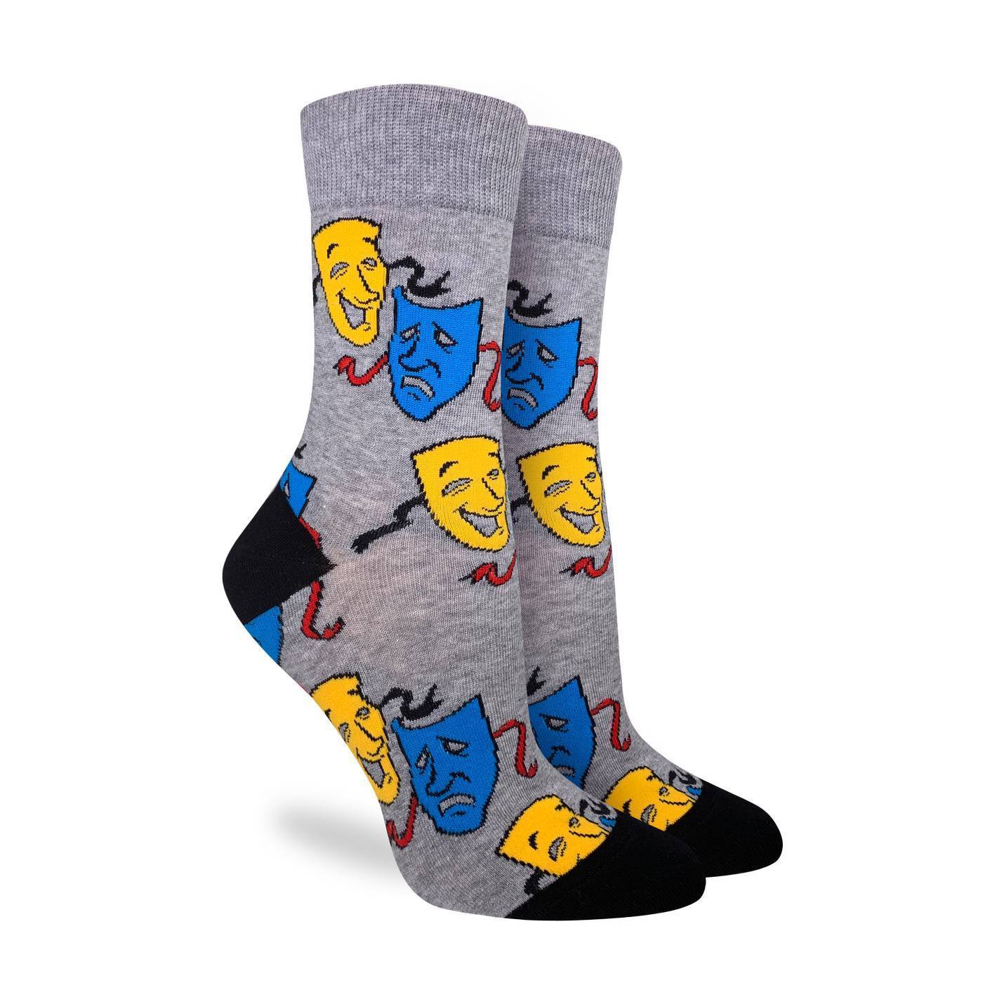 Women's Drama Masks Socks