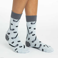 Women's Hockey Sticks and Pucks Socks