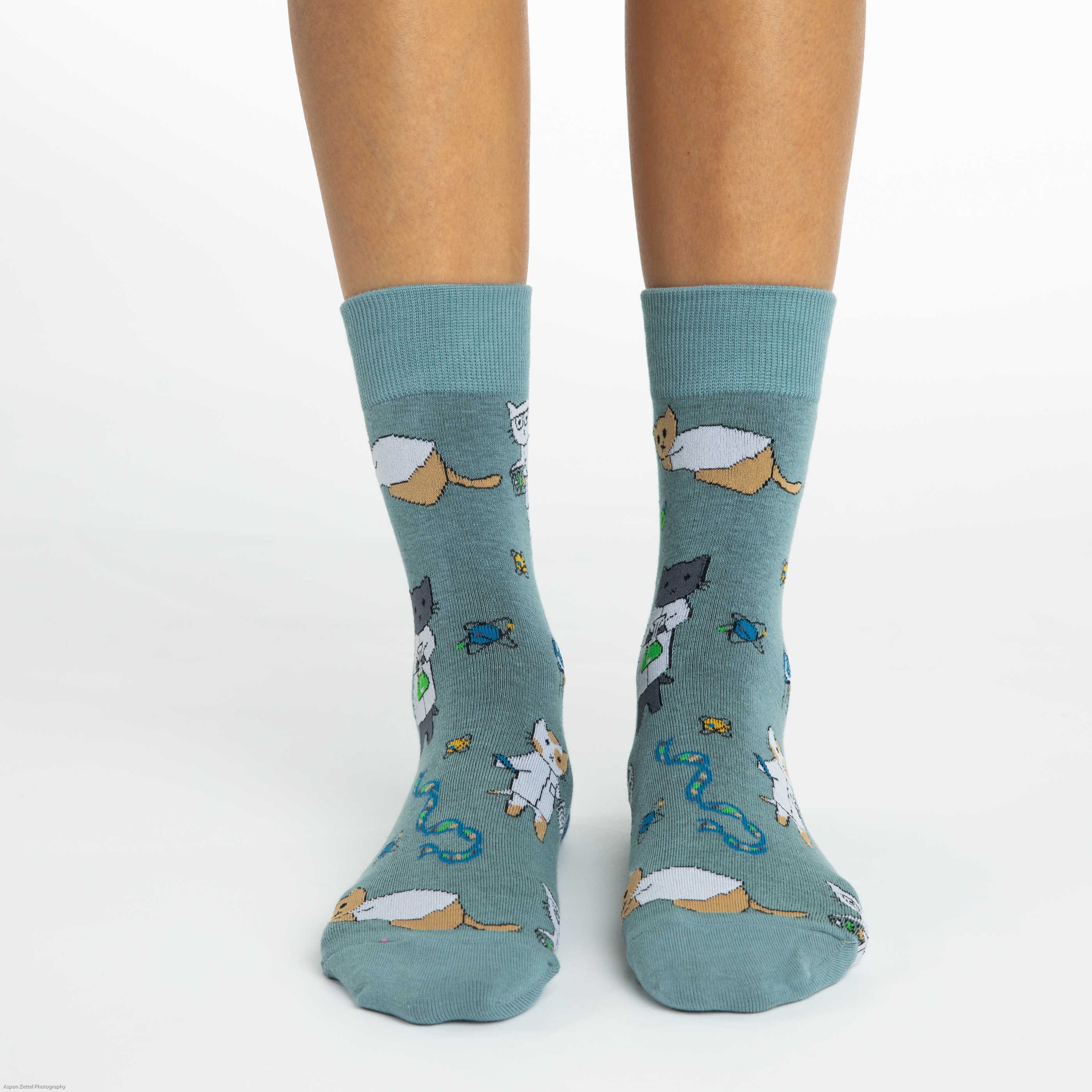 Women's Science Cats Socks
