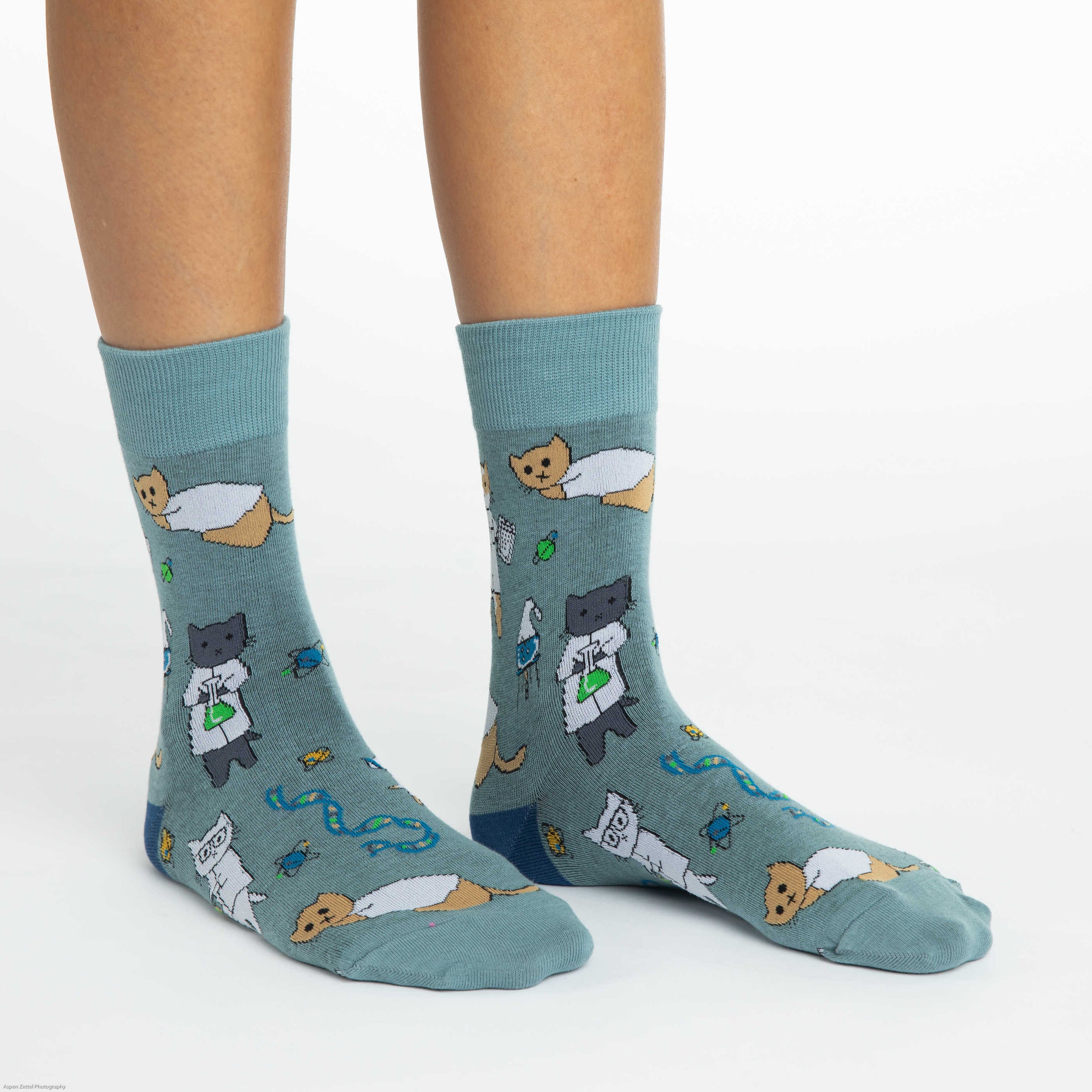 Women's Science Cats Socks