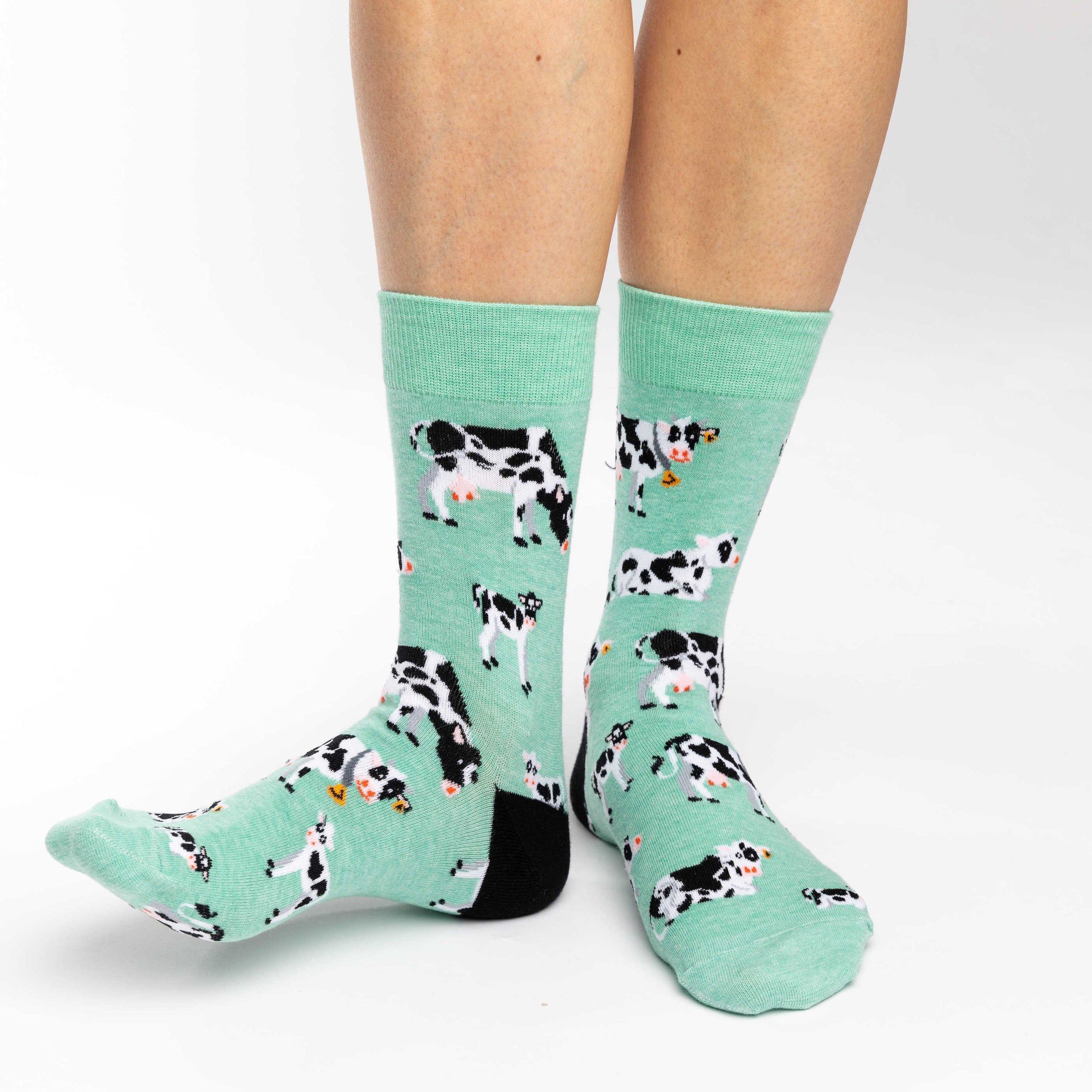 Women's Cows in a Field Socks