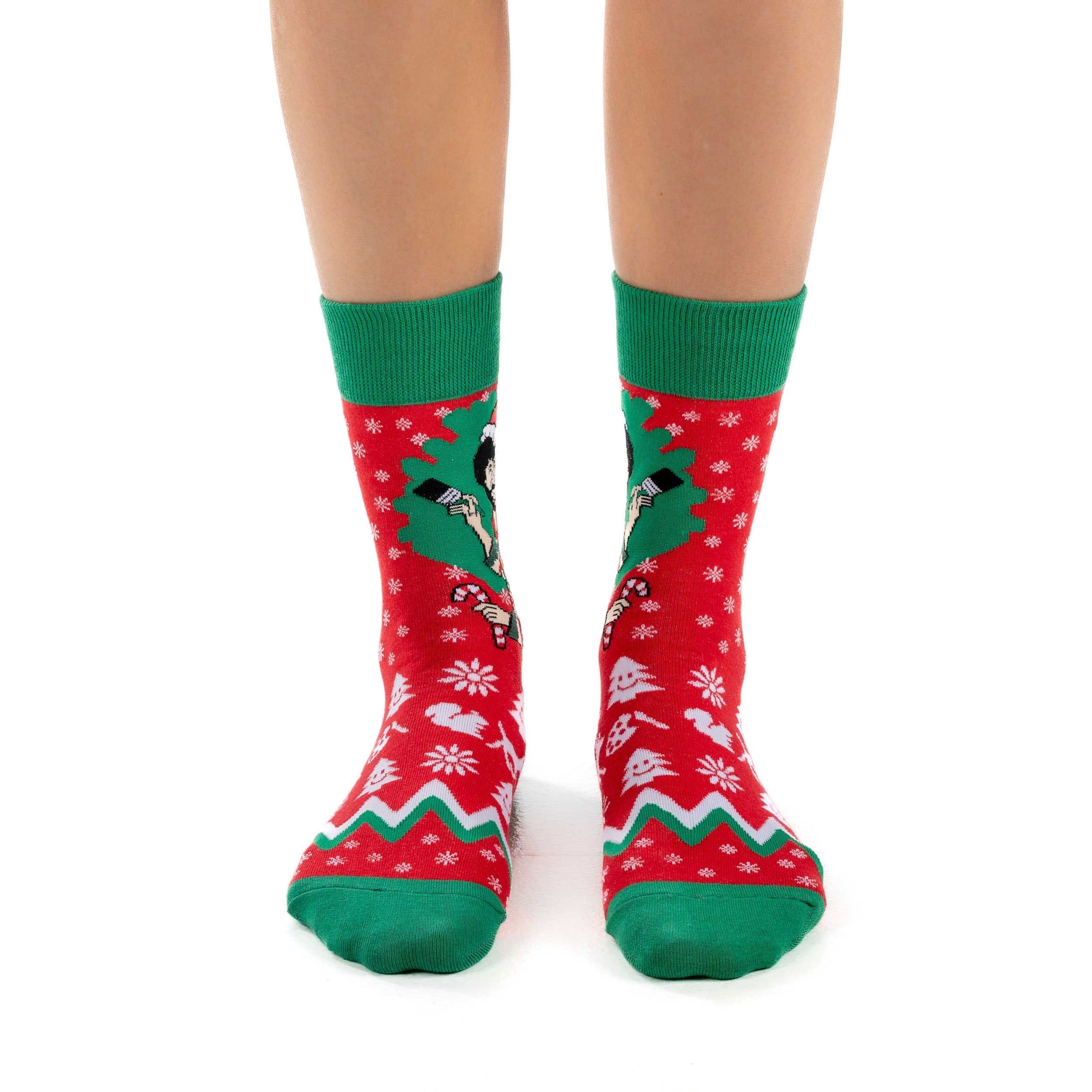 Women's Bob Ross Christmas Socks