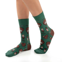 Women's Bob Ross Faces Socks
