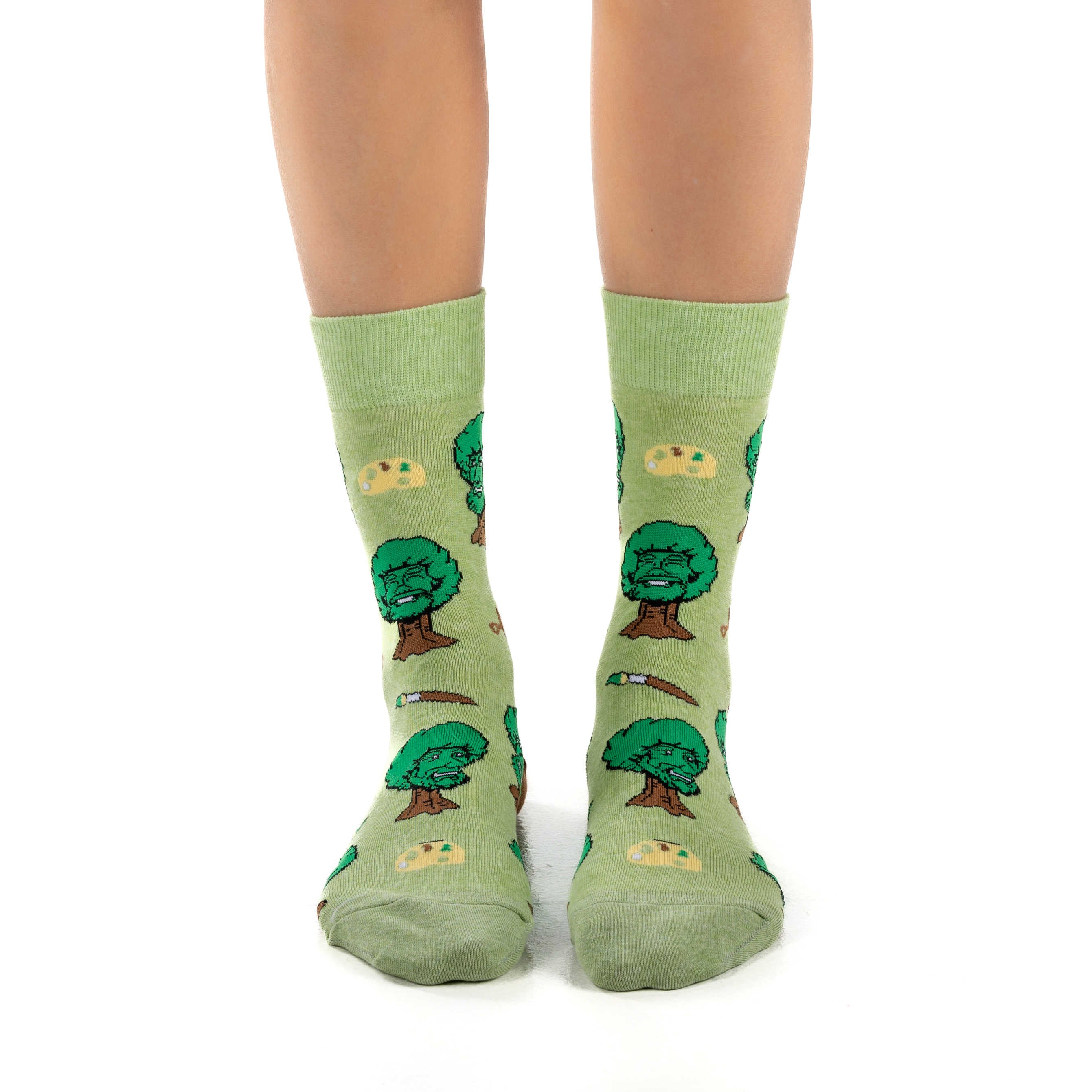 Women's Bob Ross Happy Trees Socks