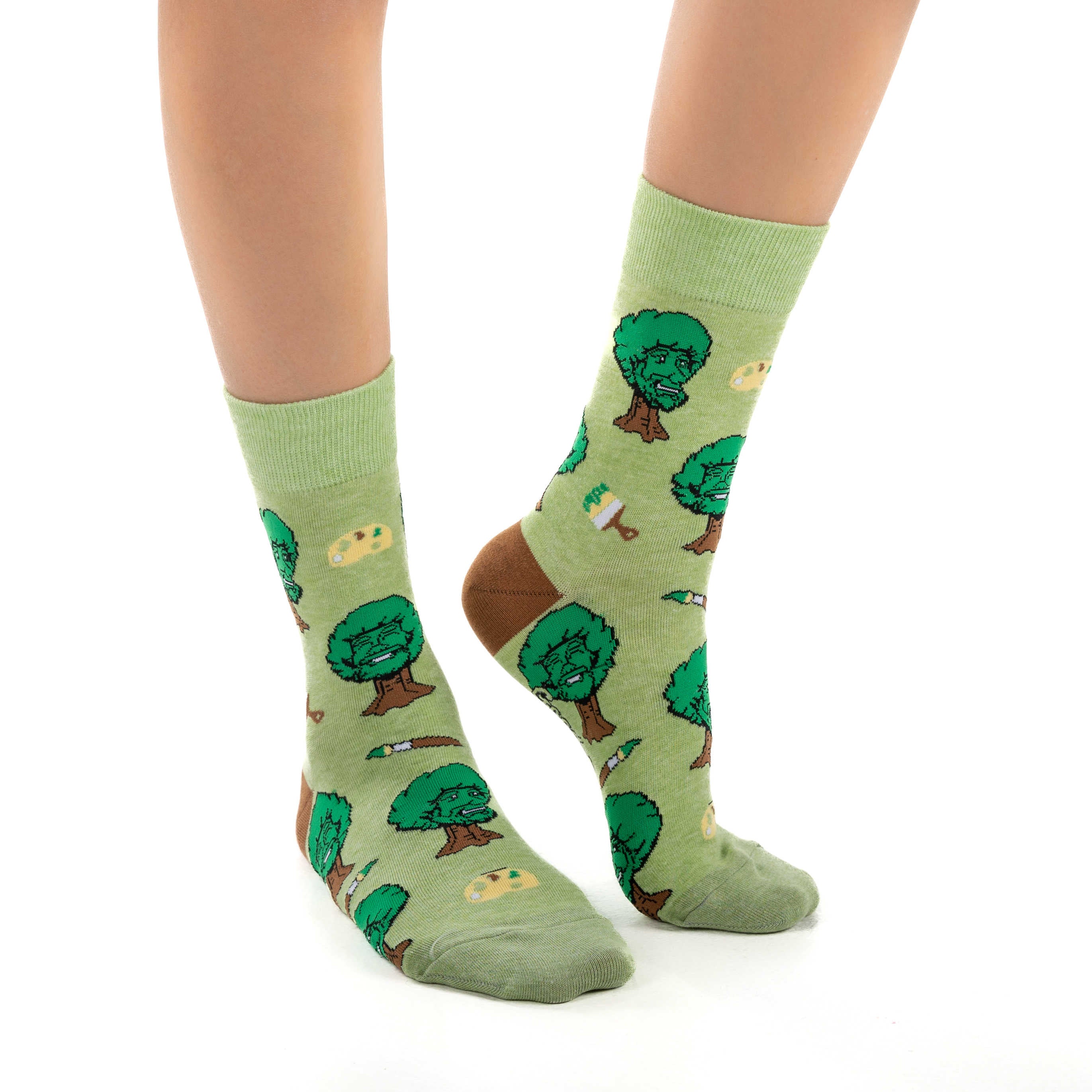 Women's Bob Ross Happy Trees Socks