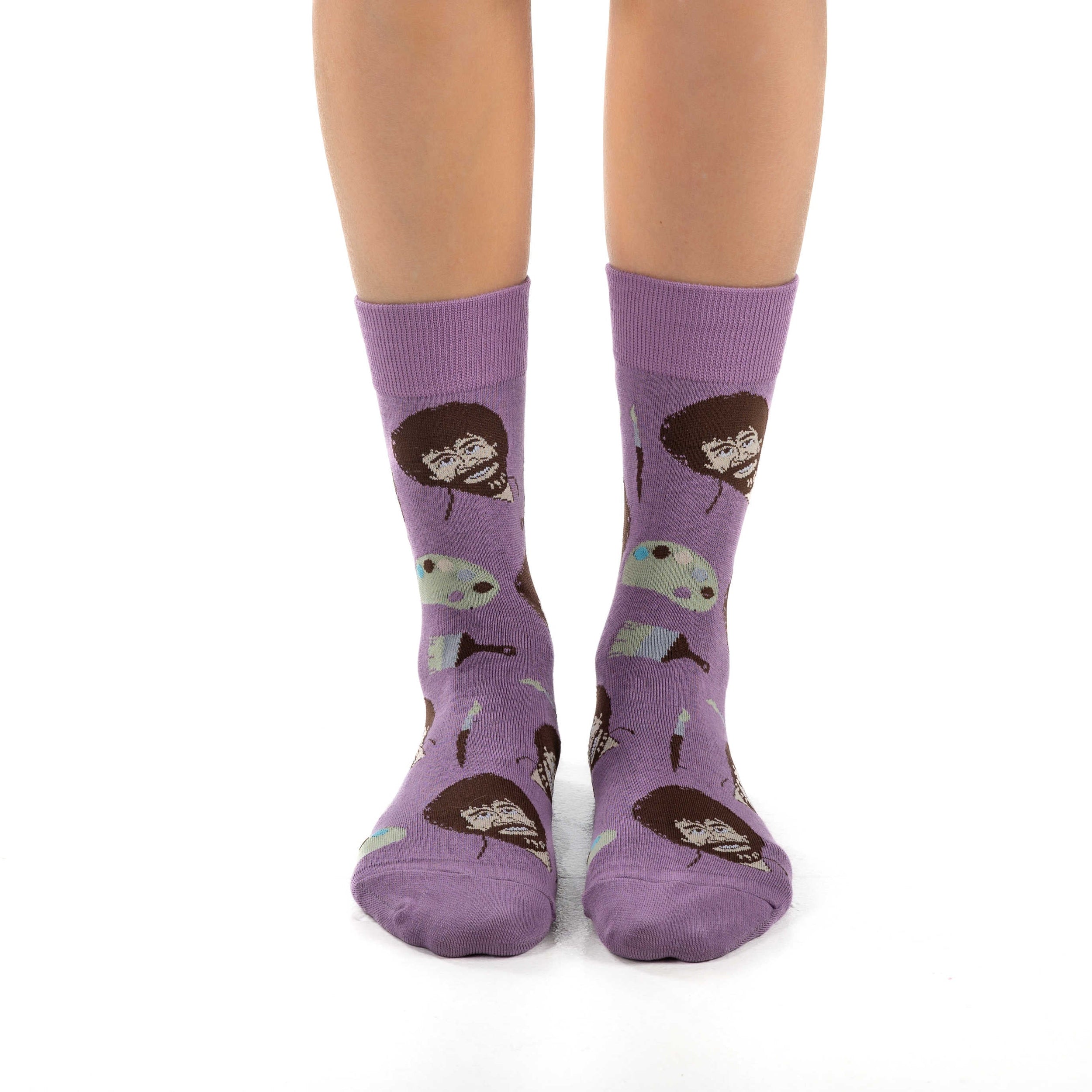 Women's Bob Ross Paint Board Socks