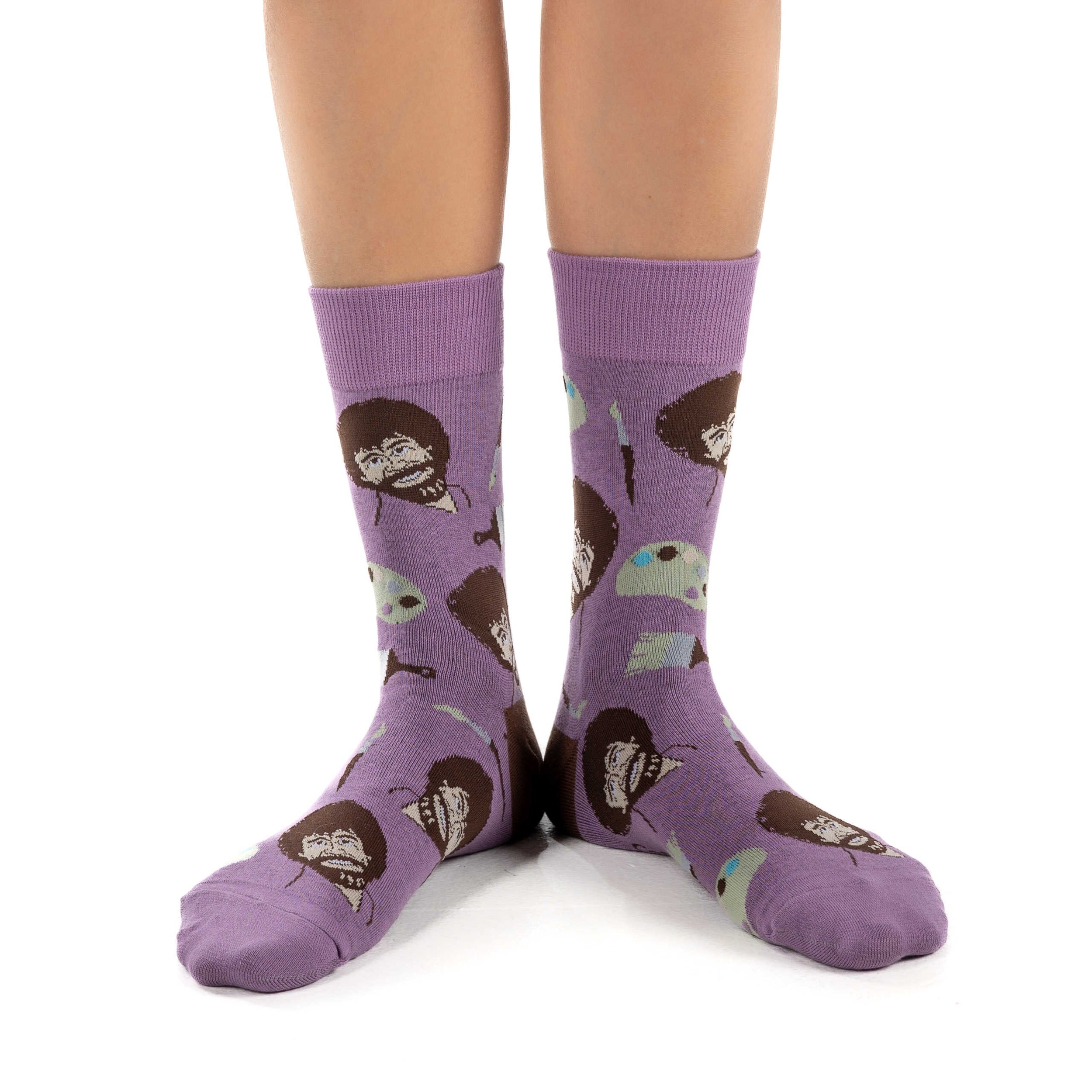 Women's Bob Ross Paint Board Socks