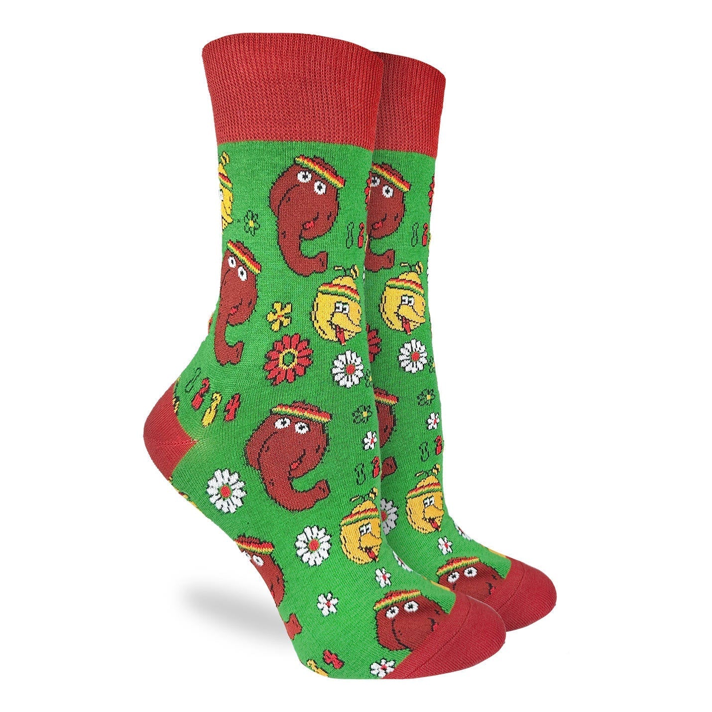 Women's Sesame Street, Big Bird & Snuffleupagus Socks
