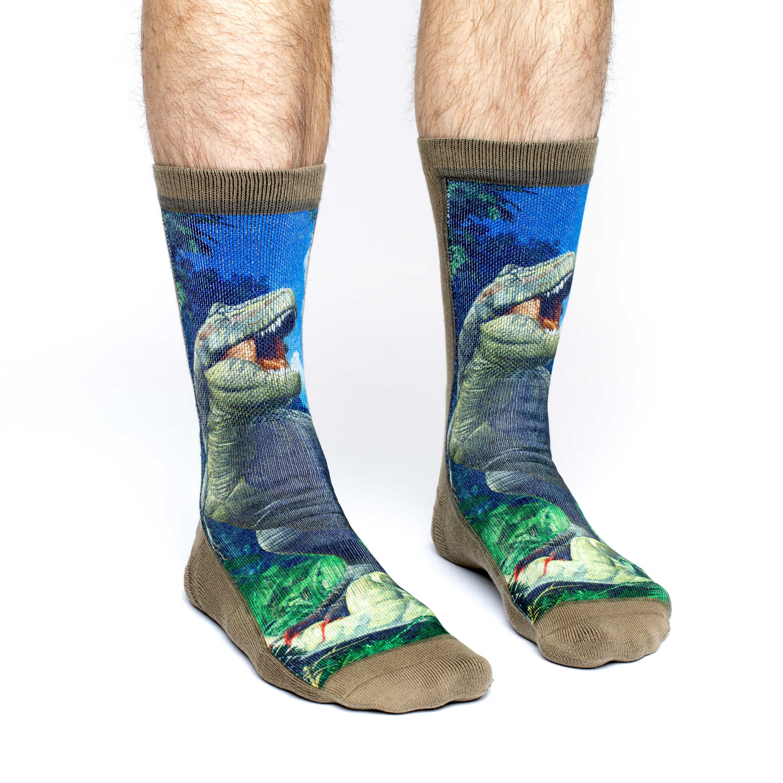 Men's Tyrannosaurus Rex Dinosaur Socks