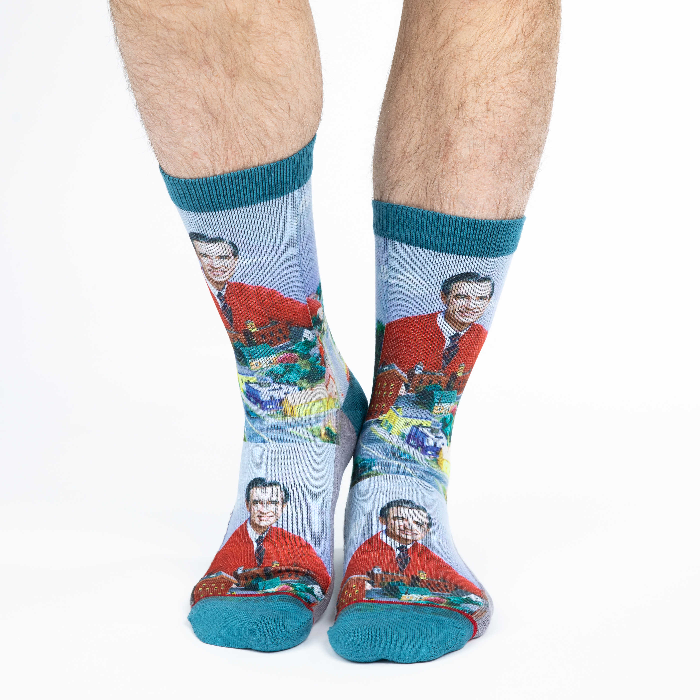 Men's Mister Rogers Make Believe Kingdom Socks