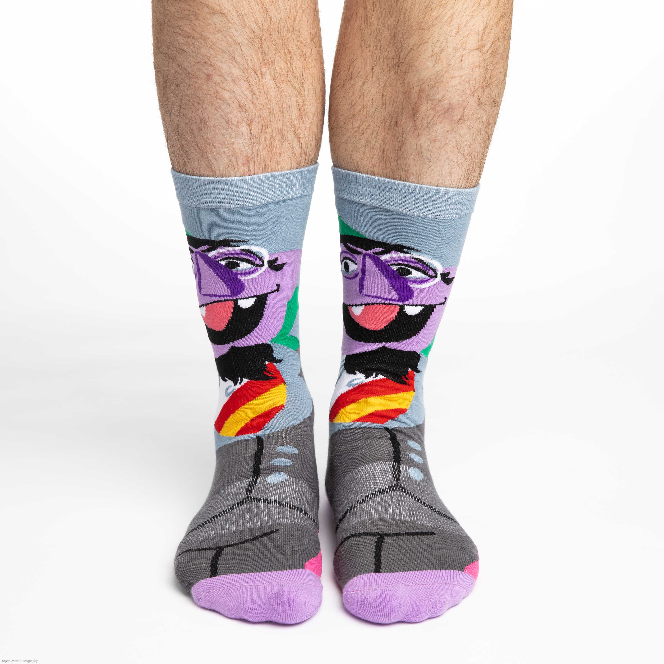 Men's Count von Count, Sesame Street Socks