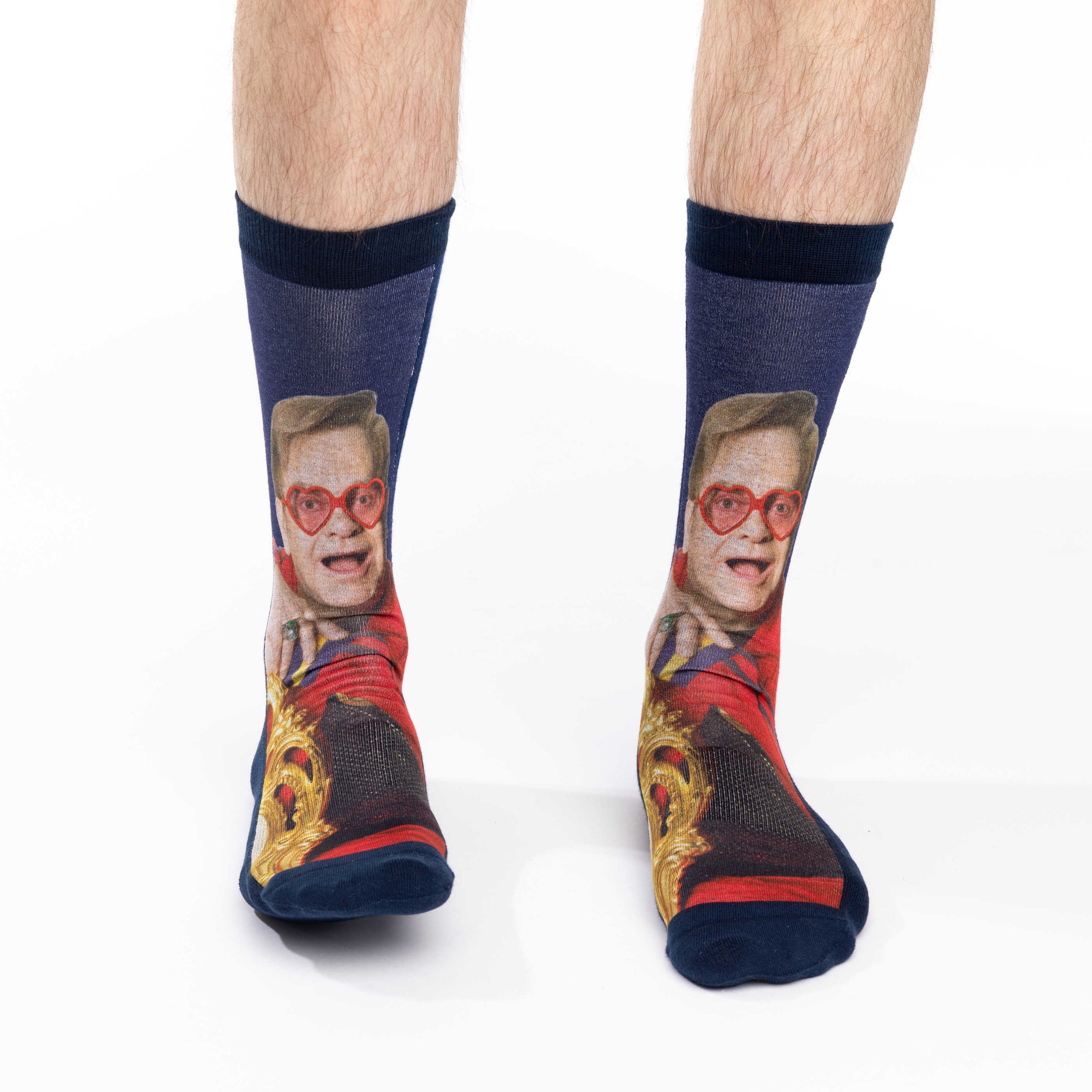 Men's Elton John on Chair Socks