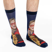 Men's Elton John on Chair Socks