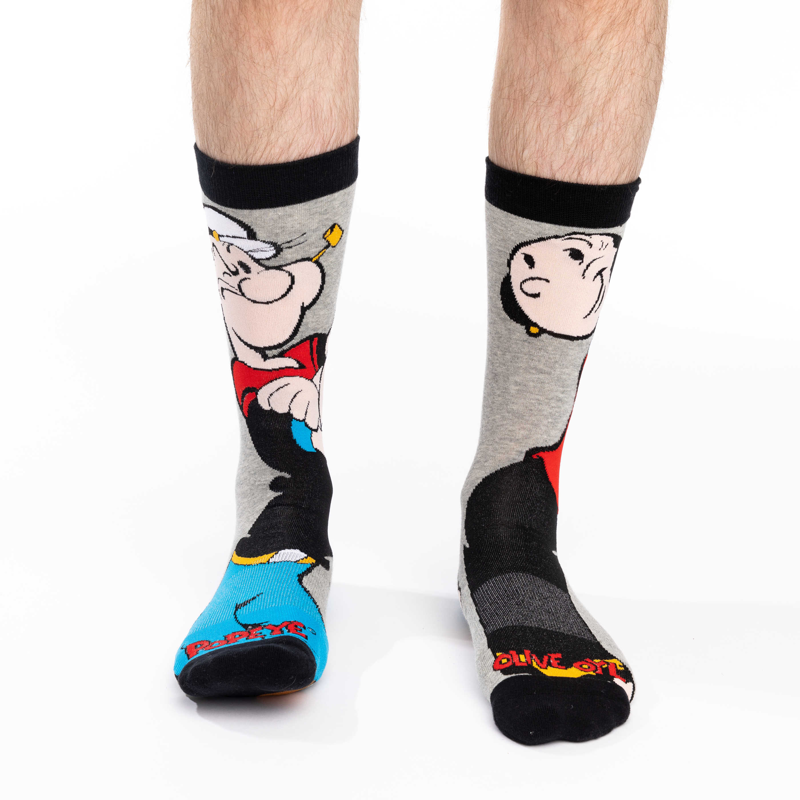 Men's Popeye and Olive Socks
