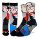 Men's Popeye and Olive Socks