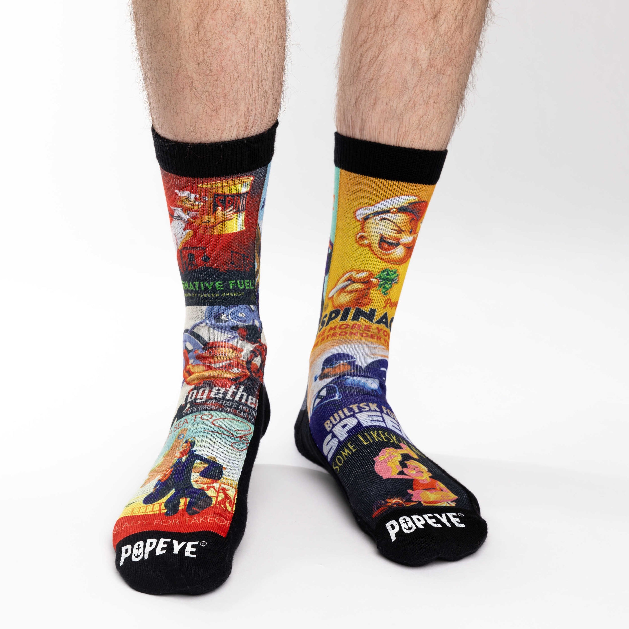 Men's Popeye Posters Socks