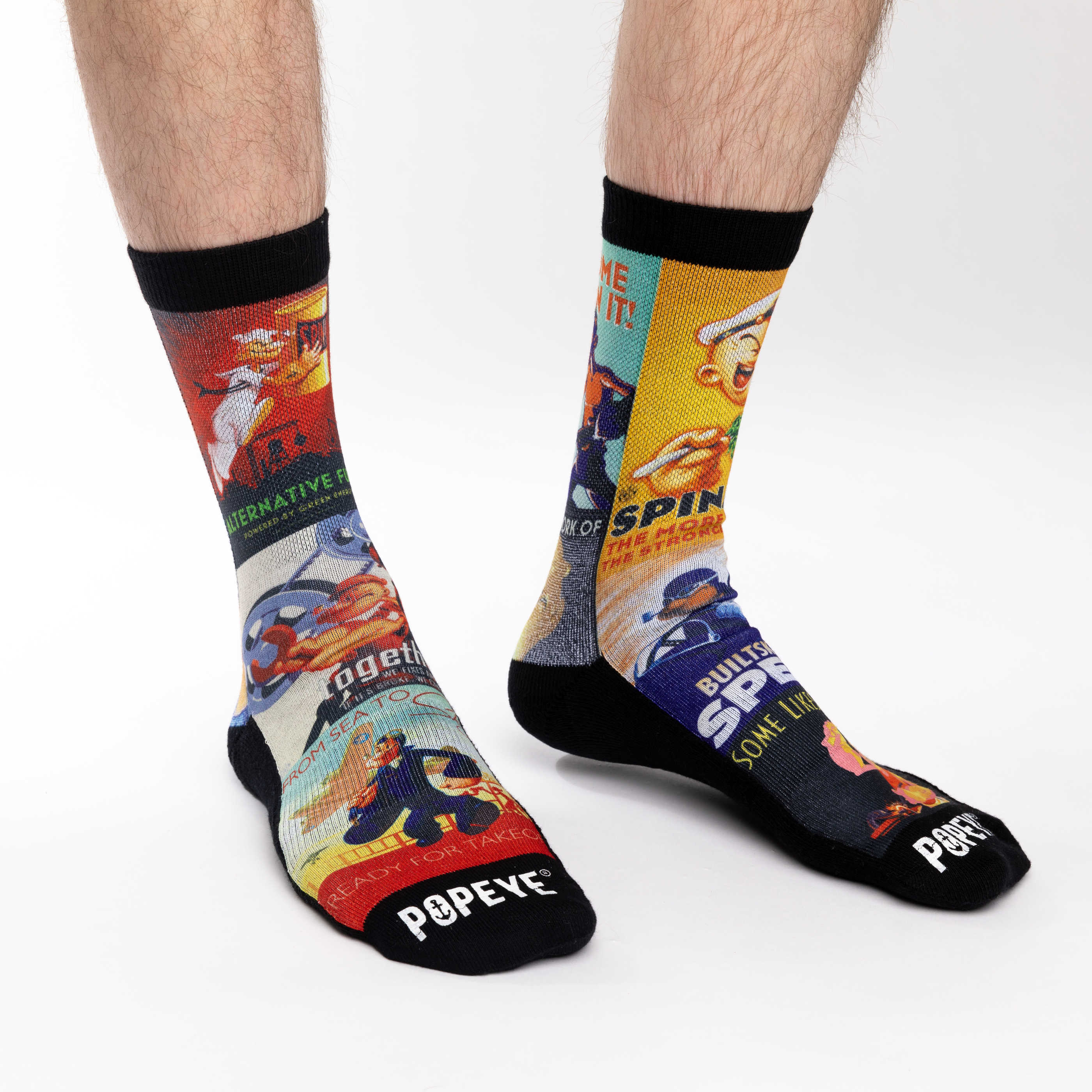 Men's Popeye Posters Socks