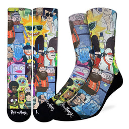 Men's Rick and Morty Characters Socks
