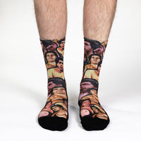 Men's Andre the Giant Collage Socks