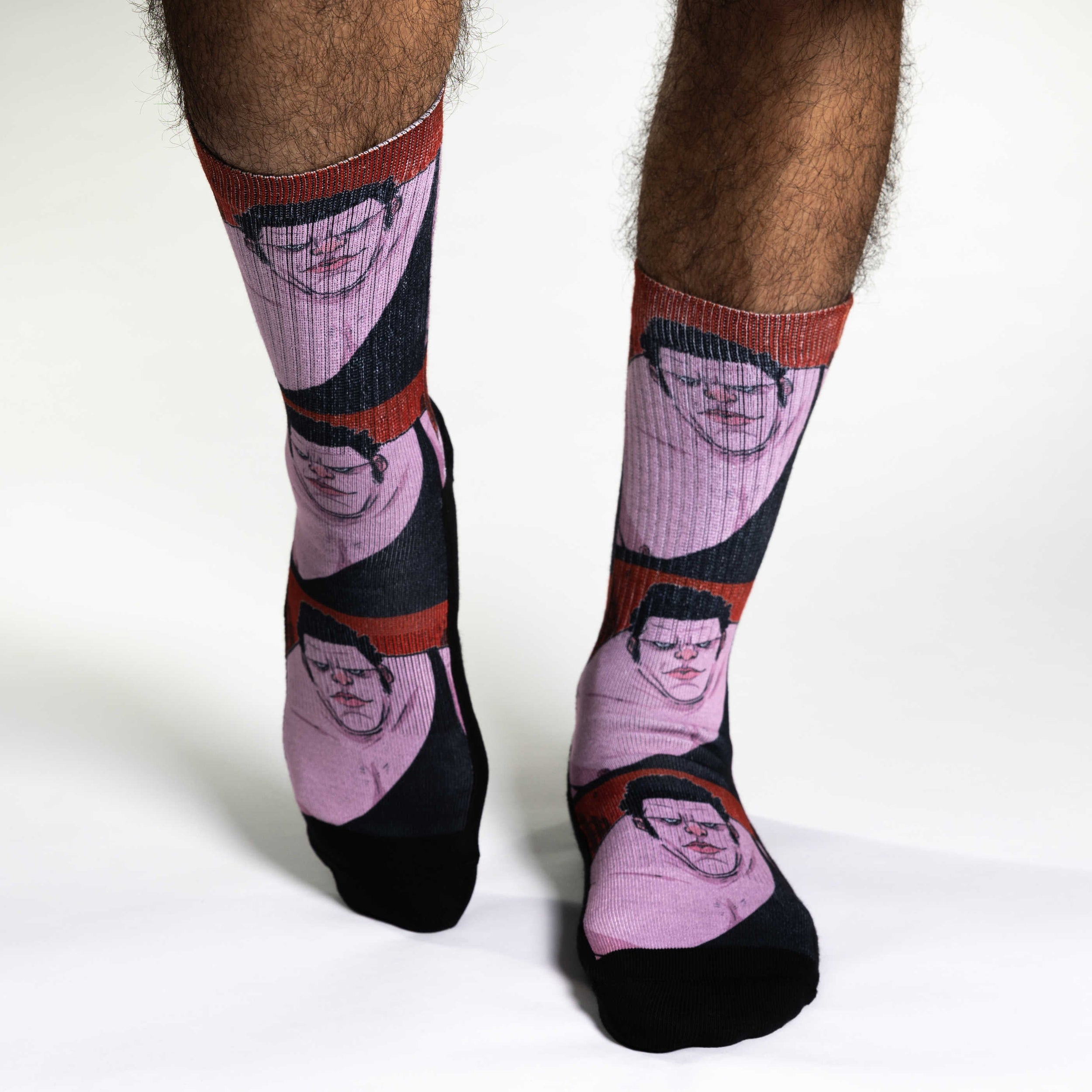 Men's Andre the Giant Illustration Socks
