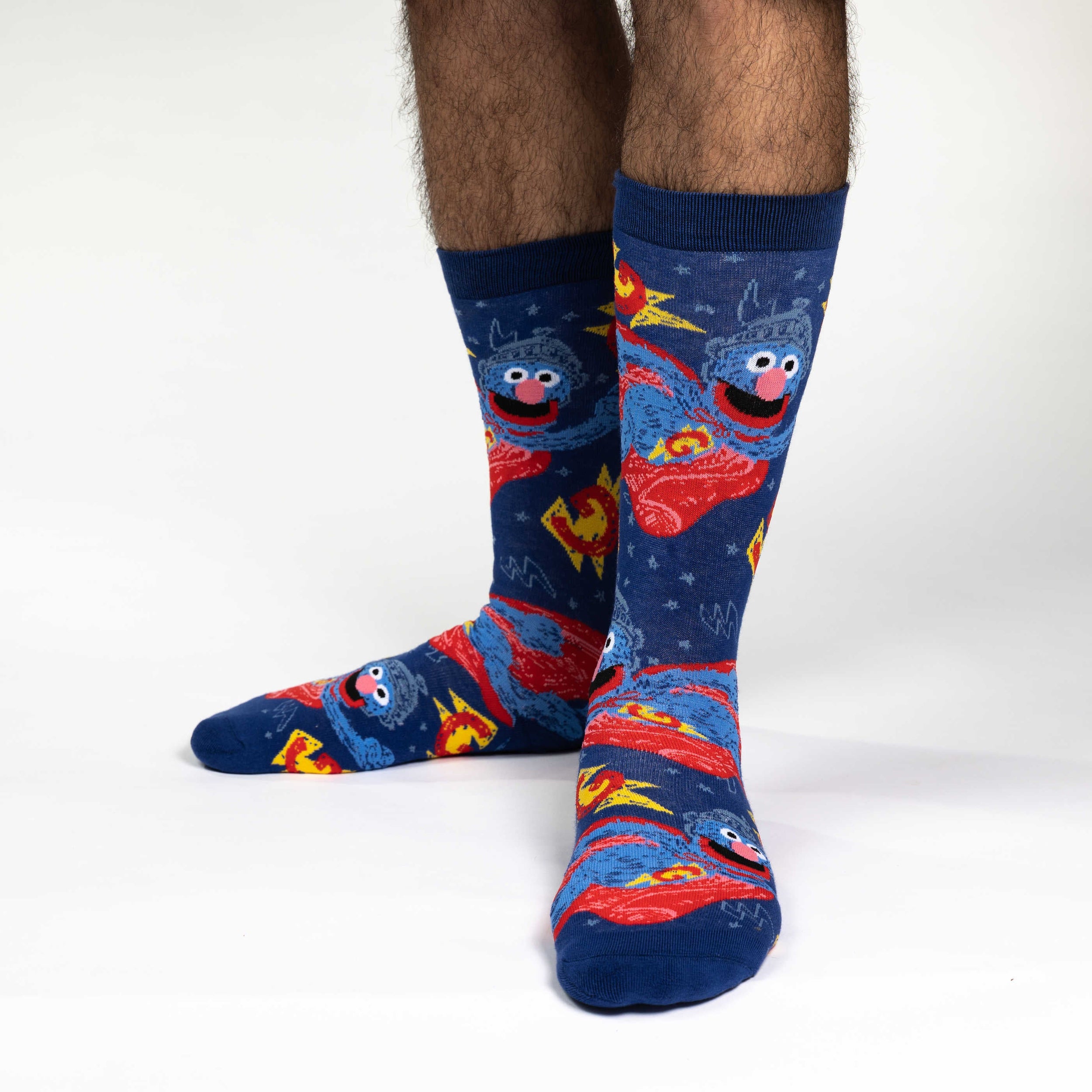 Men's Super Grover, Sesame Street Socks