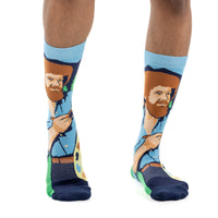 Men's Bob Ross, Exploring Color Palettes Socks