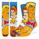 Men's Masters of the Universe, He-Man and Teela Socks