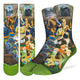 Men's Dogs Smoking Weed Socks
