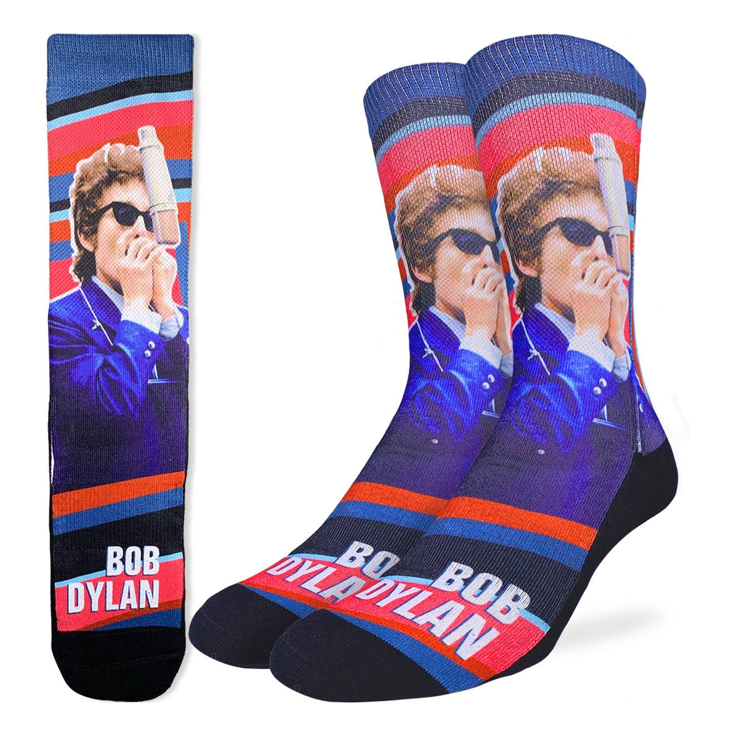 Men's Bob Dylan, Harmonica Socks