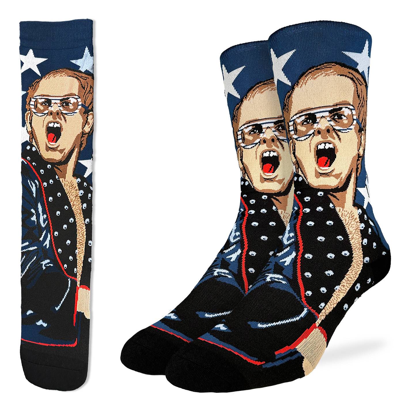 Men's Elton John Playing Piano Socks
