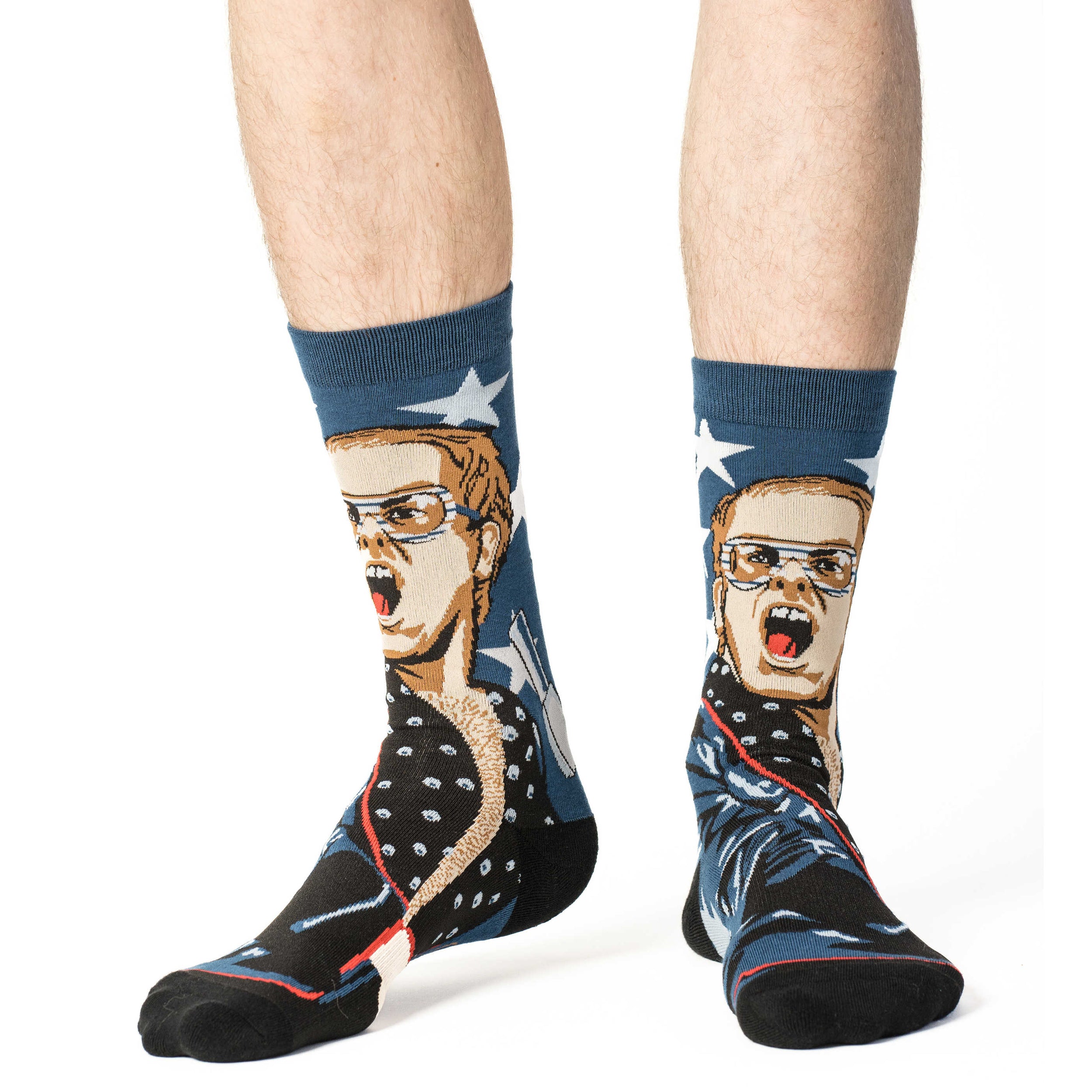 Men's Elton John Playing Piano Socks