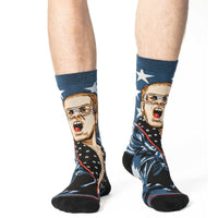 Men's Elton John Playing Piano Socks