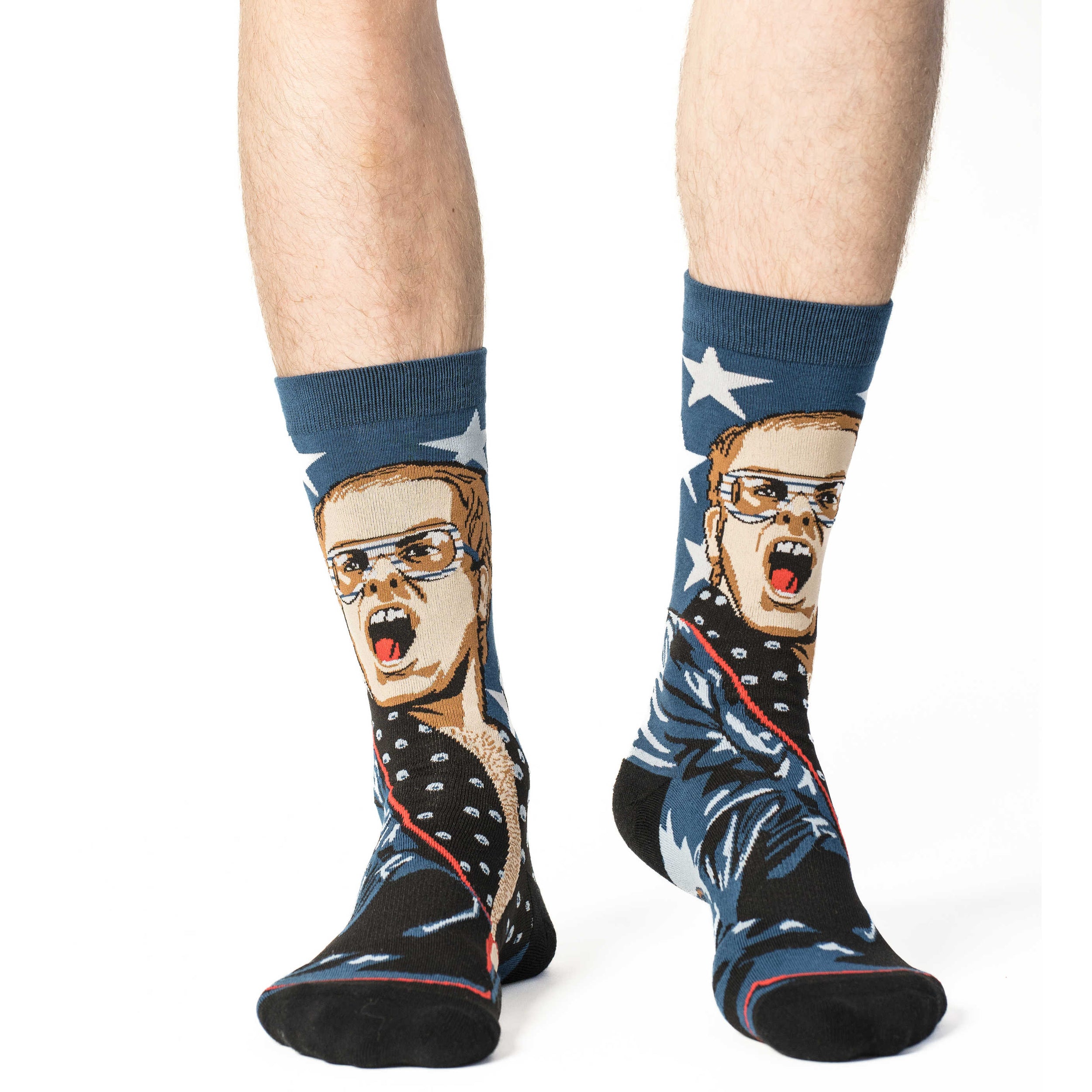 Men's Elton John Playing Piano Socks