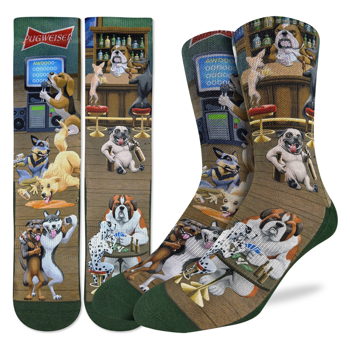 Men's Dog Night at the Pub Socks