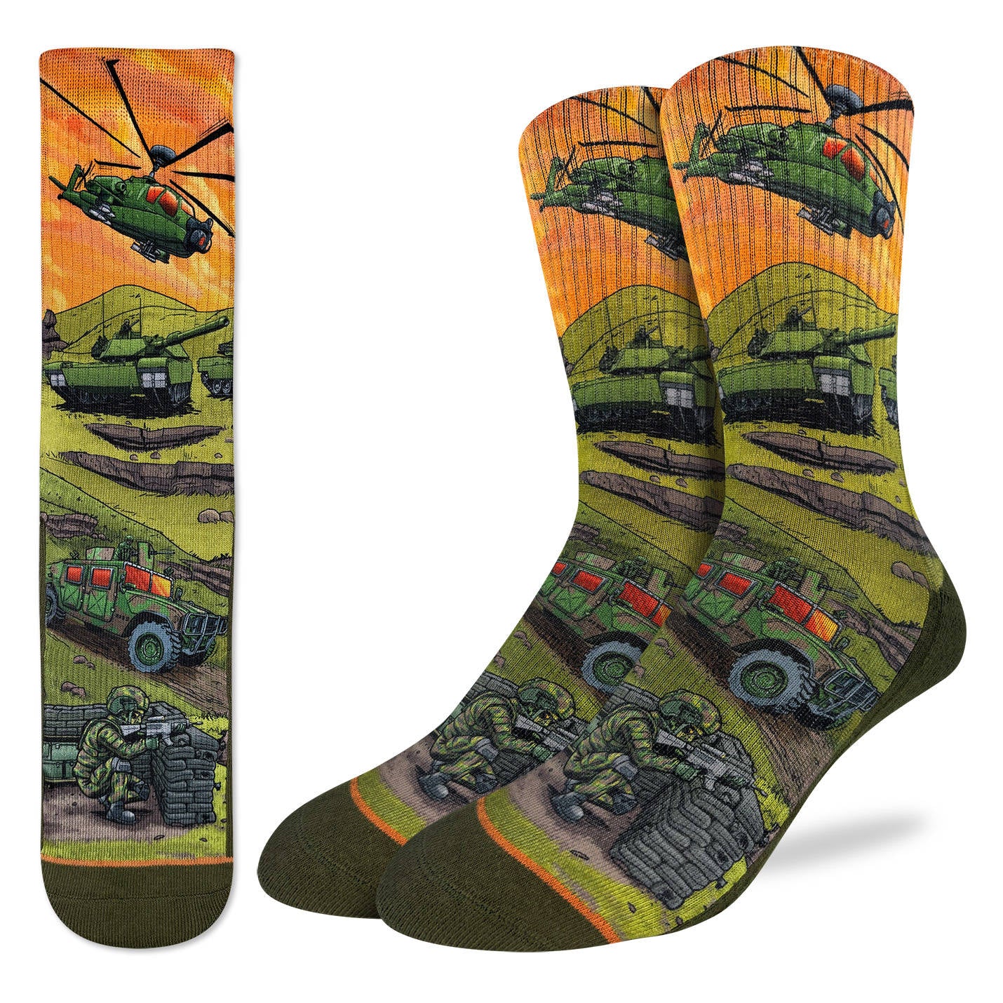Men's Army Socks
