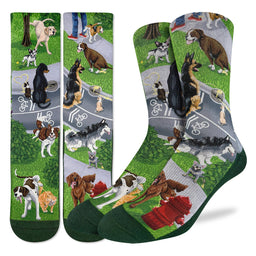 Men's Dogs Peeing Socks