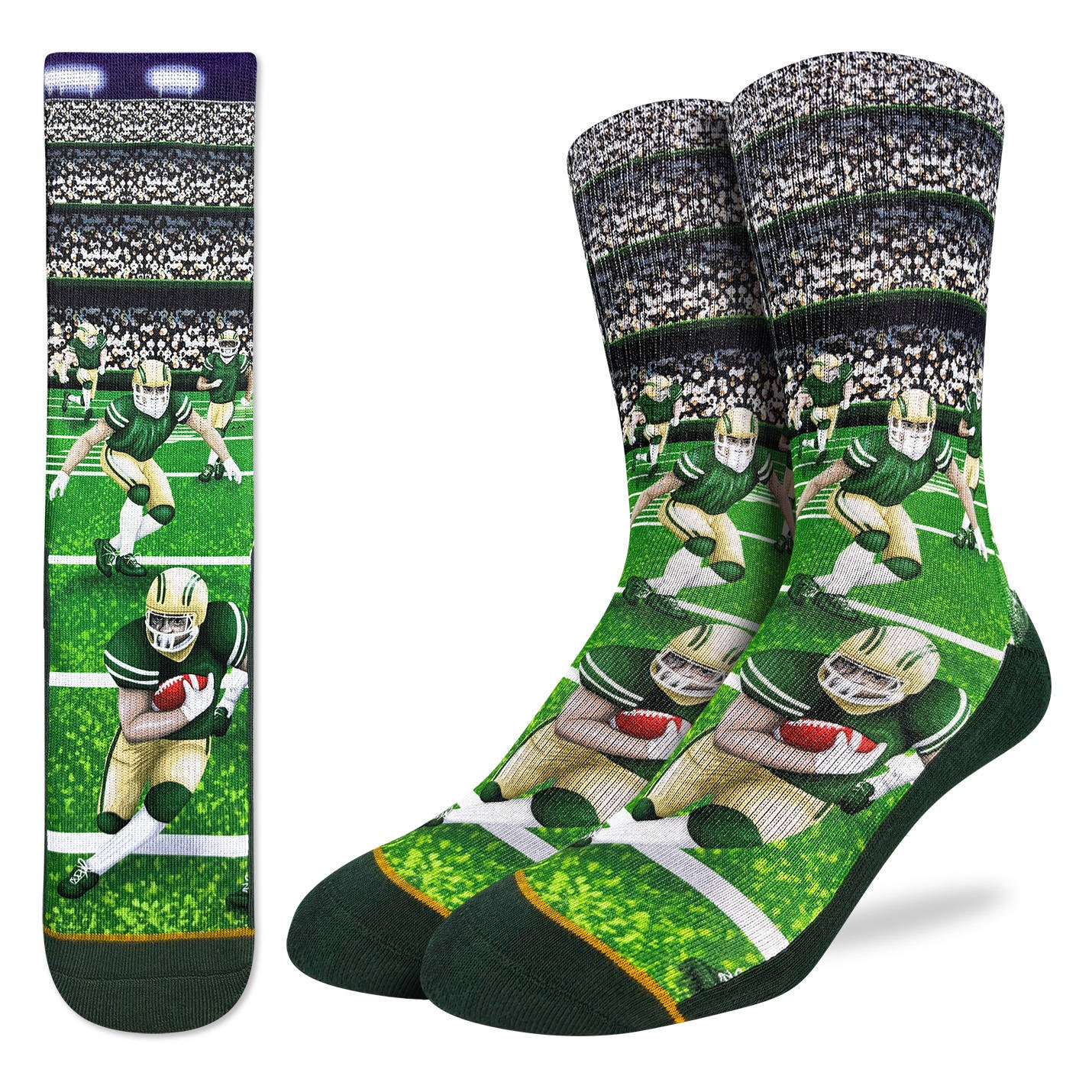 Men's Football, Green Socks