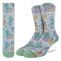 Men's Sesame Street, Oscar Trashing Out Socks