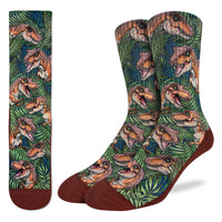 Men's Tyrannosaurus Rex in the Tropics Socks