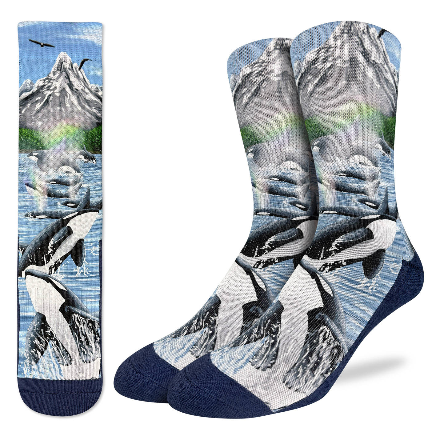 Men's Breaching Orcas Socks