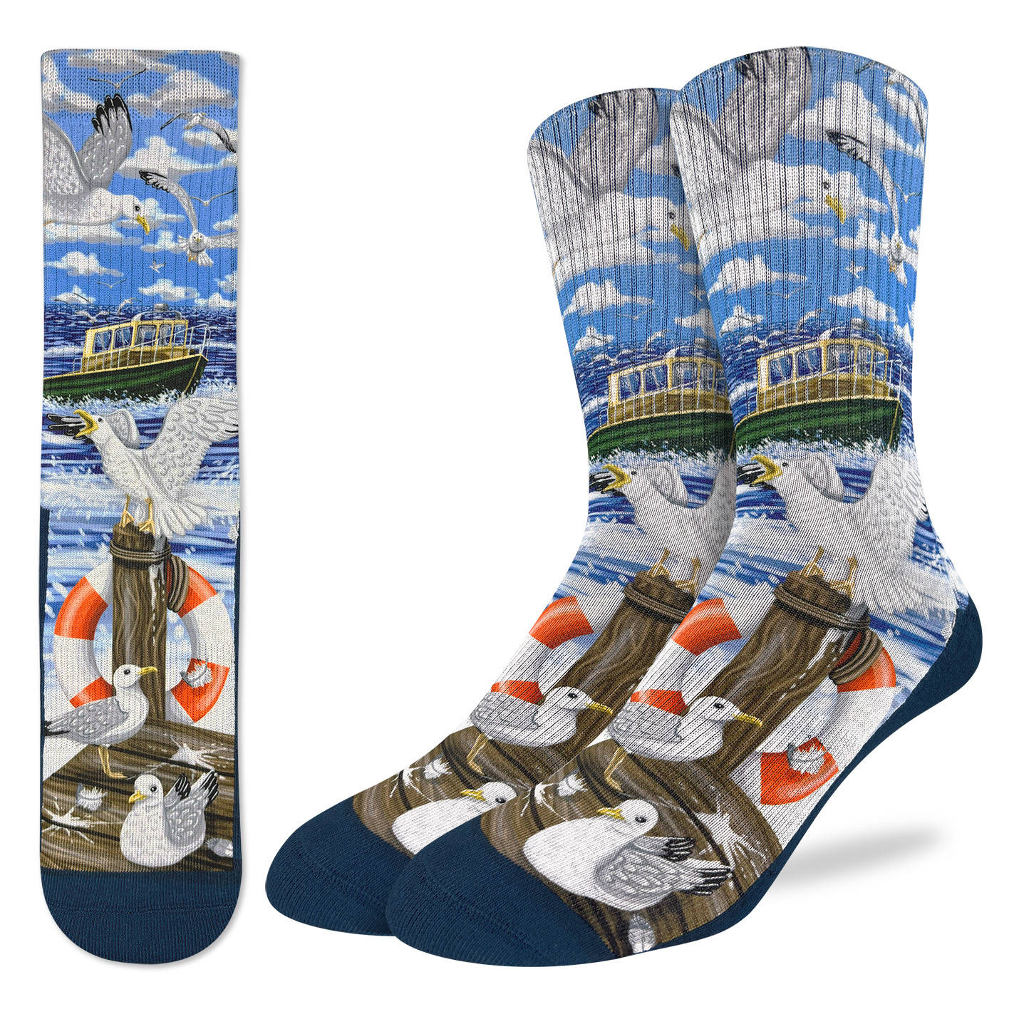 Men's Seagulls at the Pier Socks