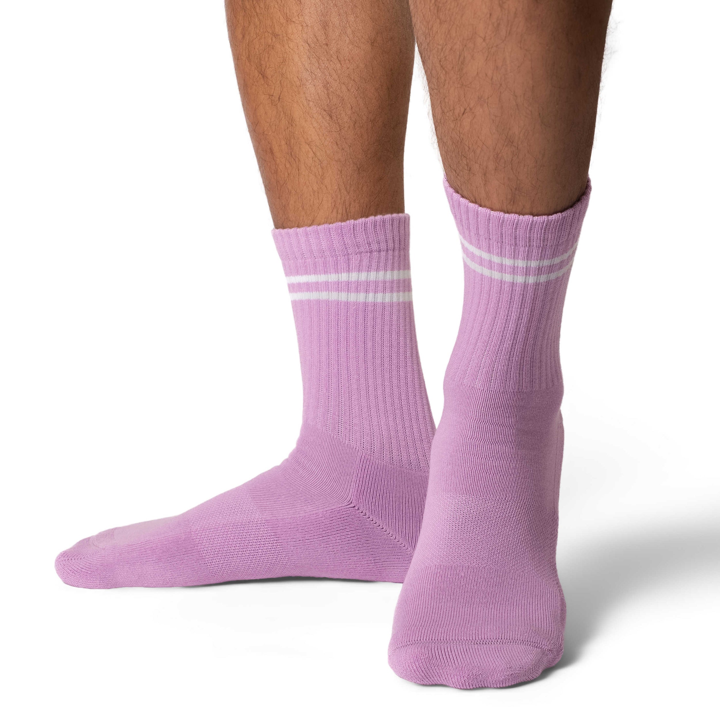 Men's Athletic Socks, Lavender