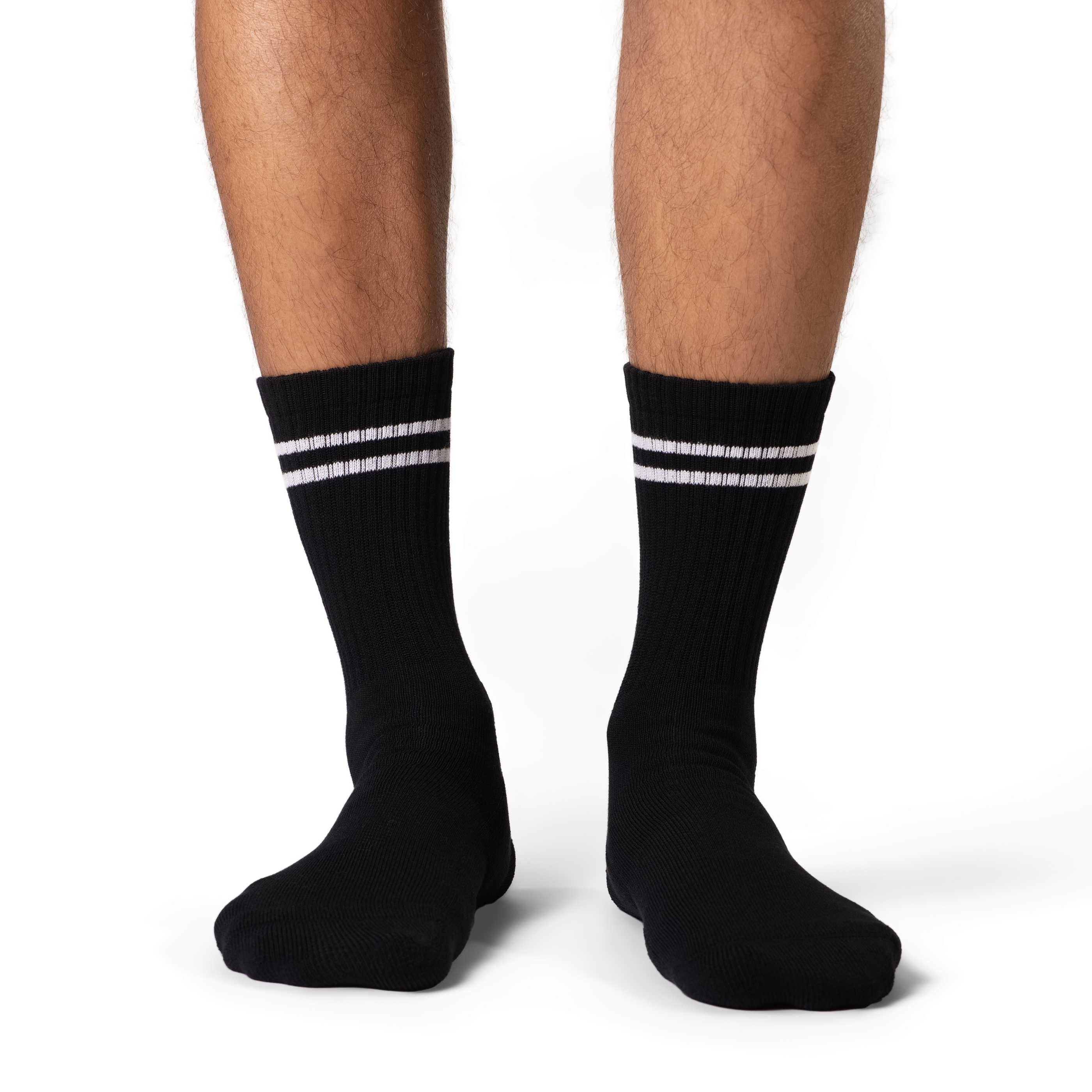 Men's Athletic Socks, Black