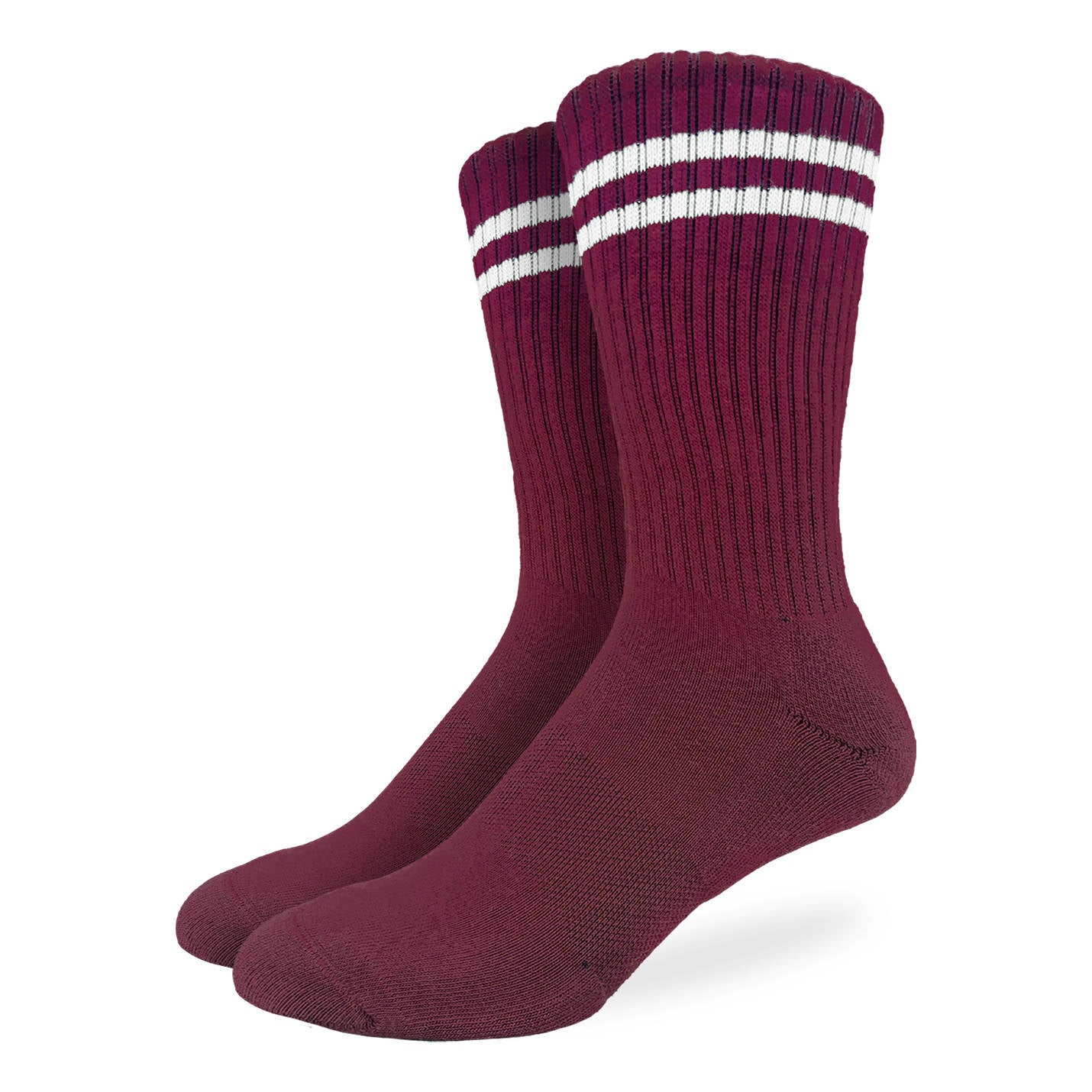 Men's Athletic Socks, Burgundy