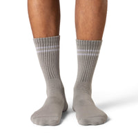 Men's Athletic Socks, Heather Grey