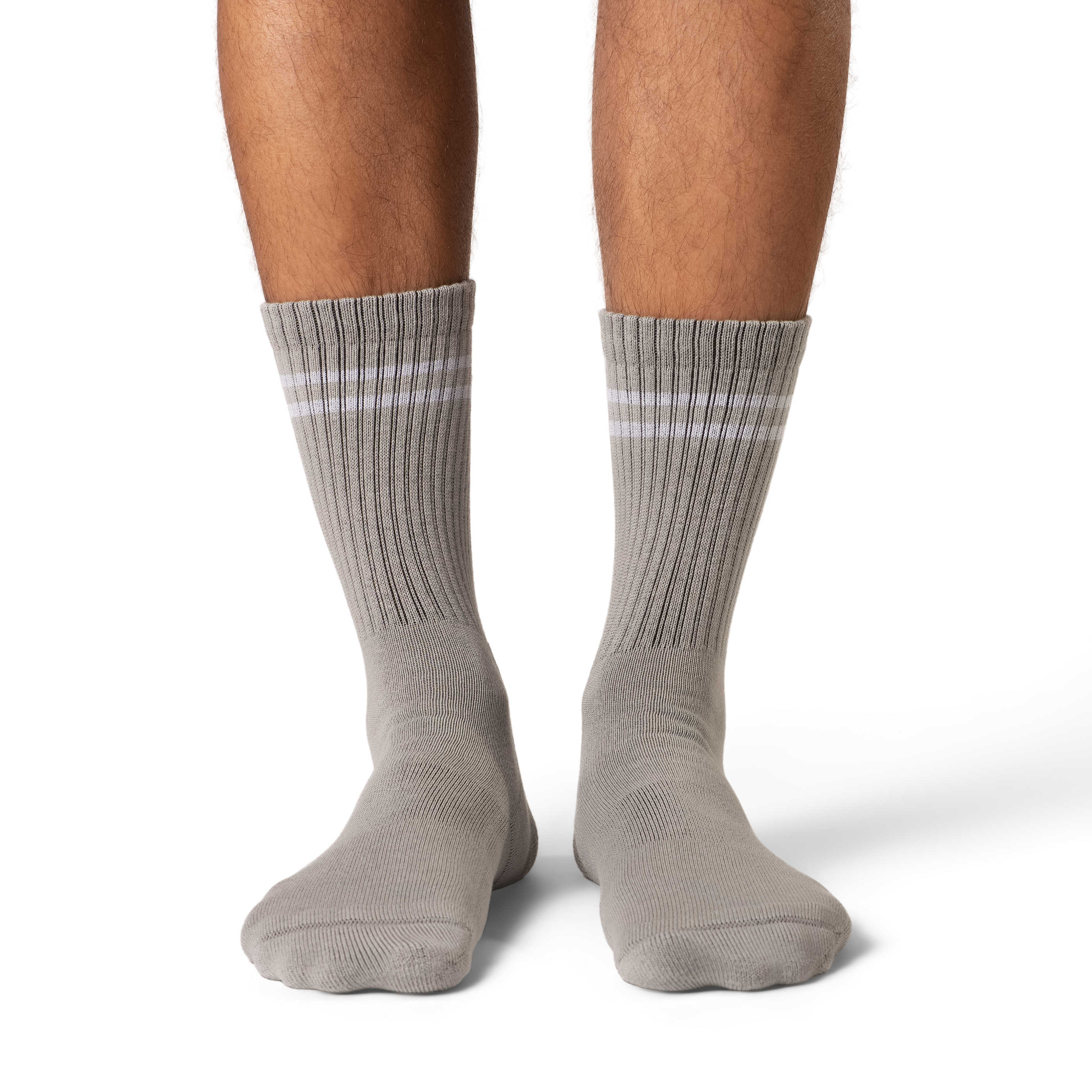 Men's Athletic Socks, Heather Grey