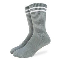 Men's Athletic Socks, Heather Grey